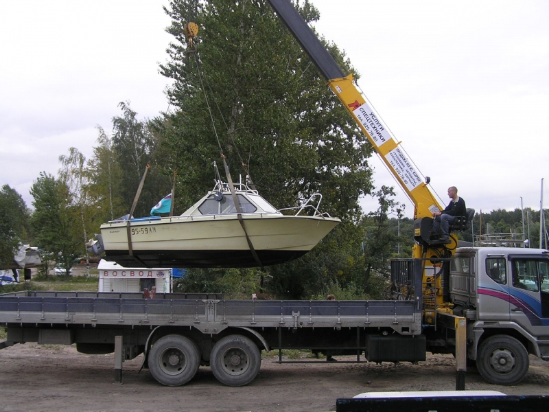 Доставка лодки из Самары в Москву